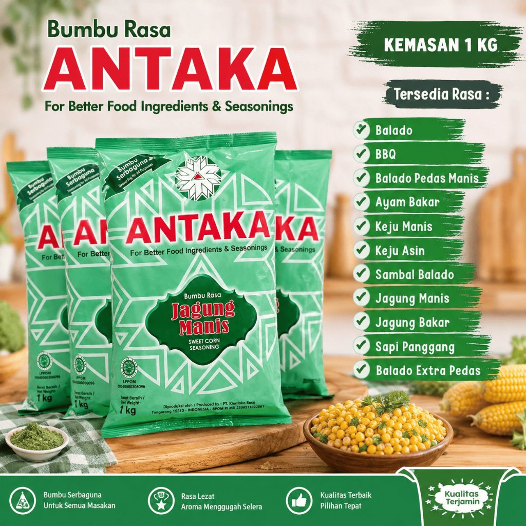 (1 KG) ANTAKA BUMBU TABUR INSTAN | ANTAKA BUMBU TABUR RASA