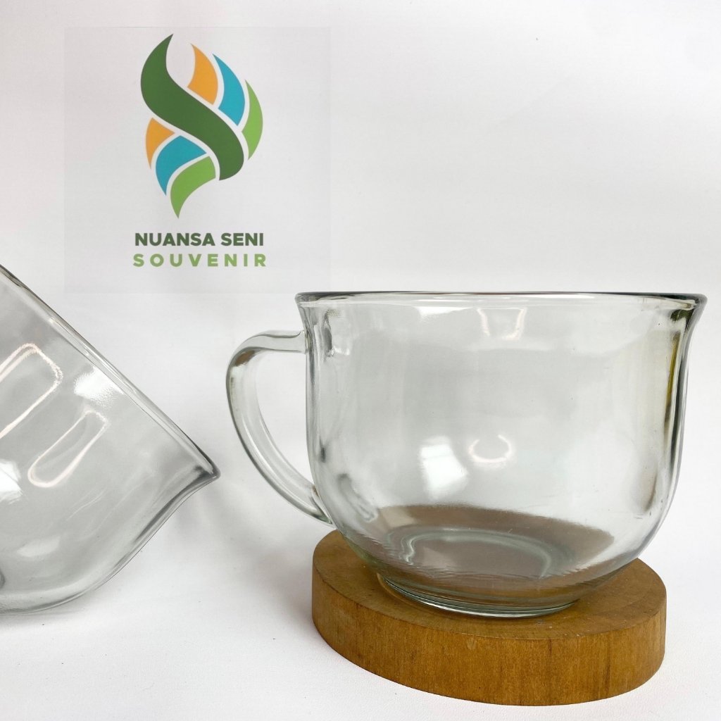 Mug Gelas Kaca Beling Mangkok Bubur Sereal Kedaung Mug Kaca Besar Mangkuk Bubur Modern Breakfast Bow