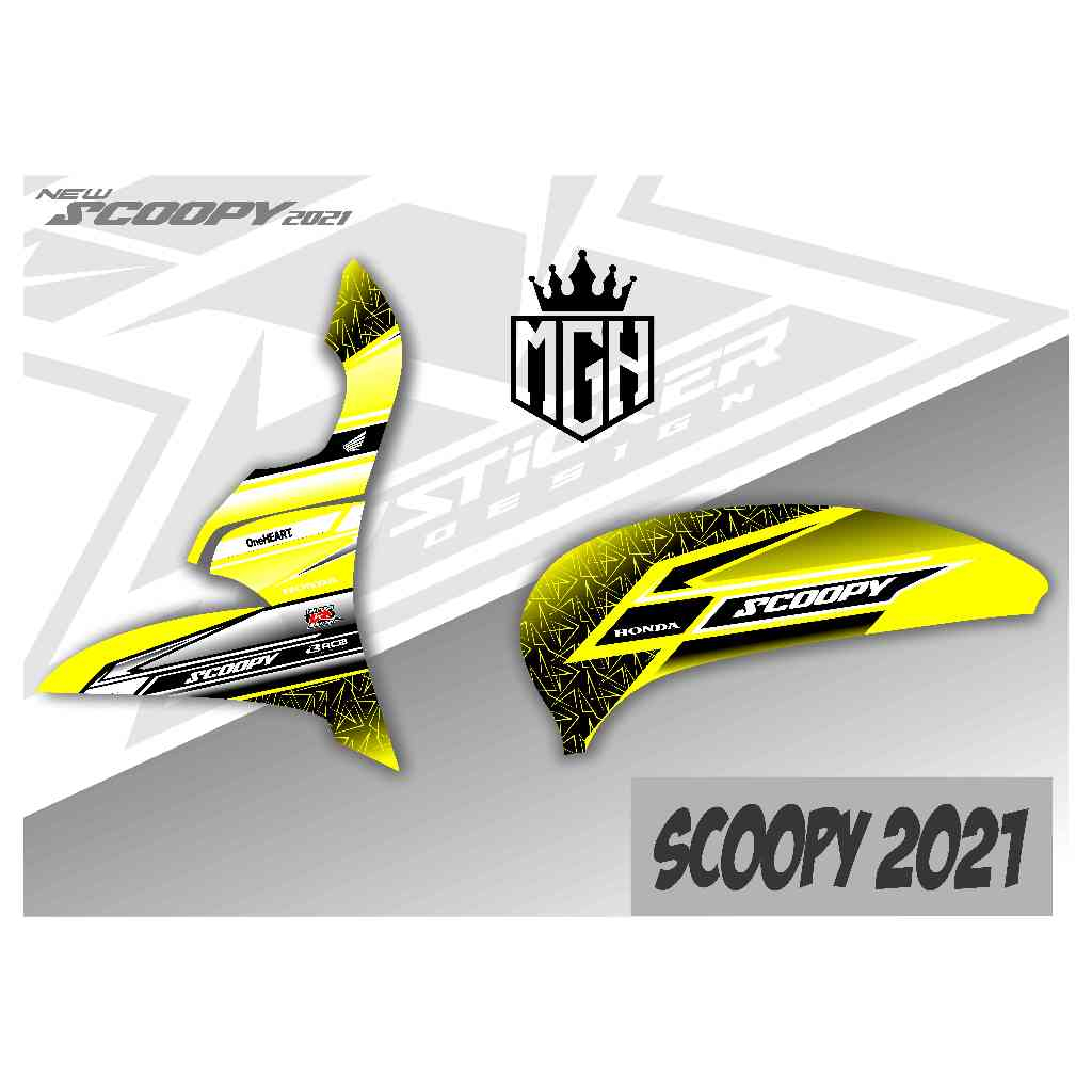 STIKER STRIPING VARIASI SCOOPY 2021 VARIASI STRIPING SCOOPY 2021