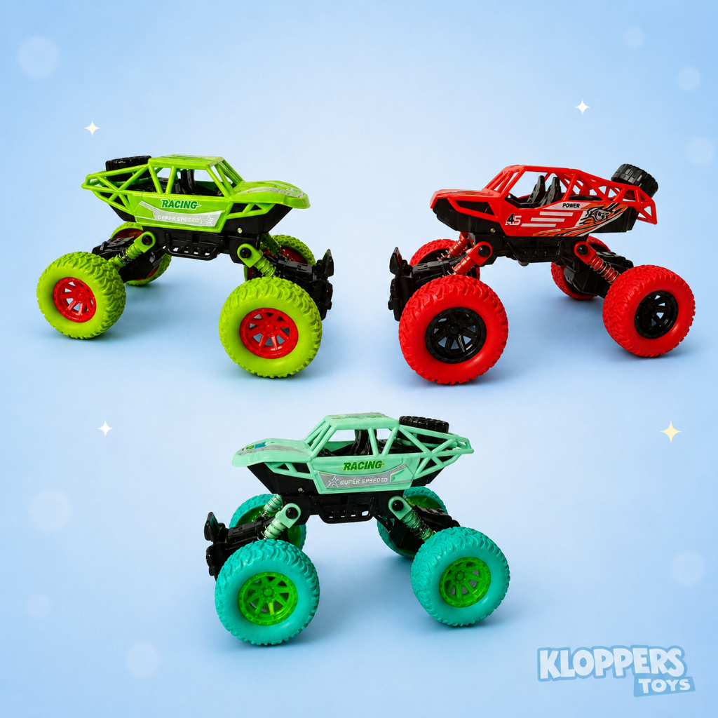 Mainan Mobil Stunt Car 360 Spin - Mobil Jip Offroad Ban Besar - Mobil Monster Jam Anak