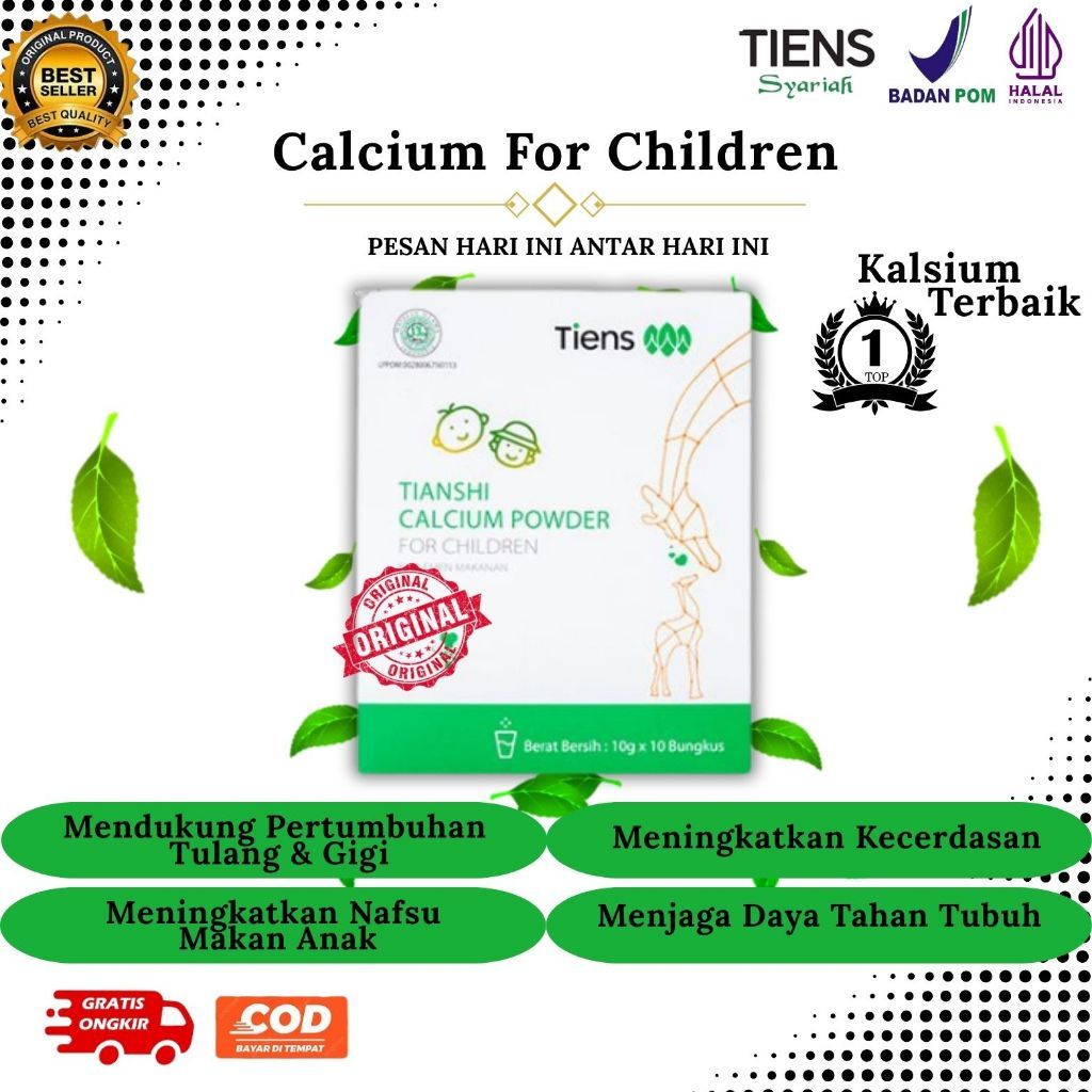 Susu Kalsium Anak Tiens Original Tiens Calcium Powder For Children