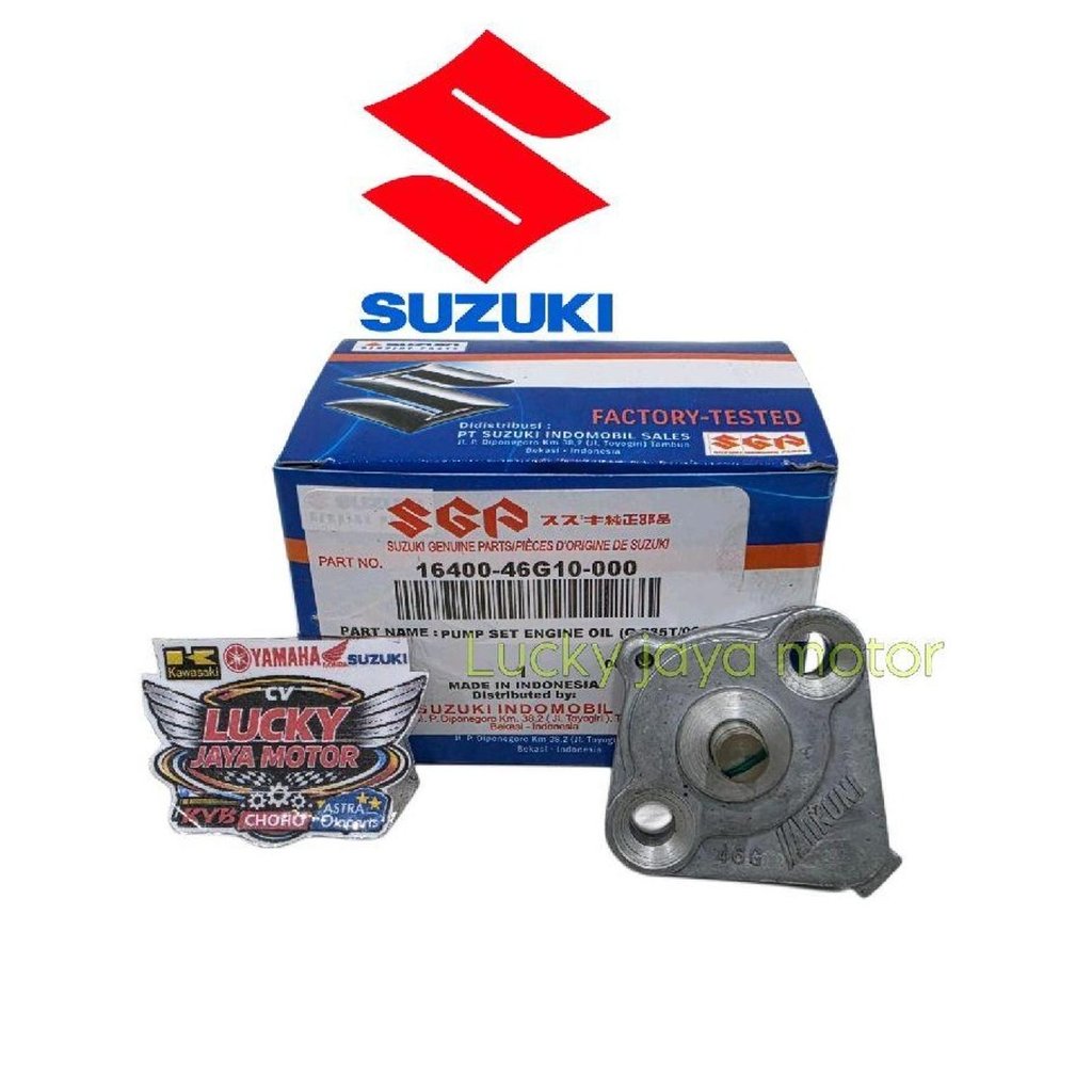 Oil Pump POMPA OLI SUZUKI SPIN SKYWAVE SKYDRIVE HAYATE 125 16400-46G10-000 ORIGINAL SUZUKI