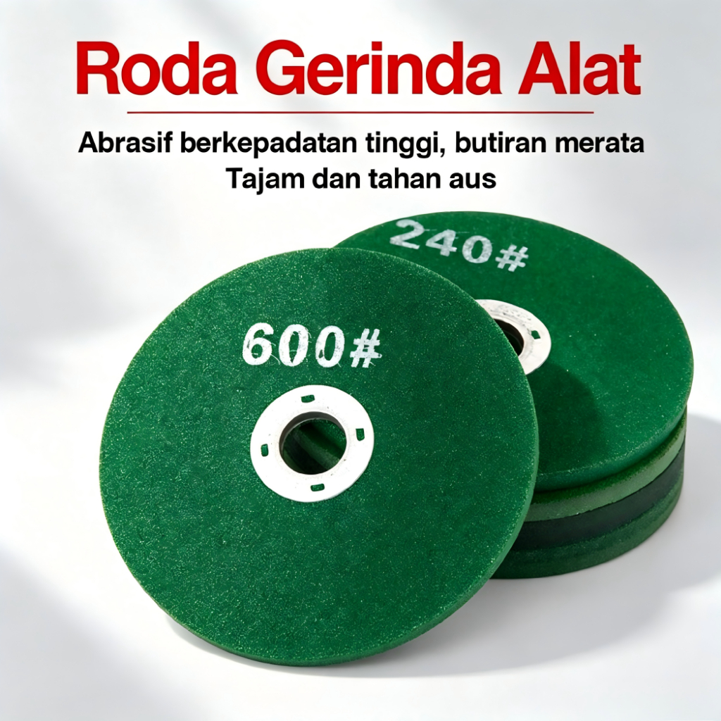 Mata Gerinda Diamond Tebal 6 mm Grit 800# 2000# untuk Poles  Asah Cocok untuk Kaca  Keramik Serbagun