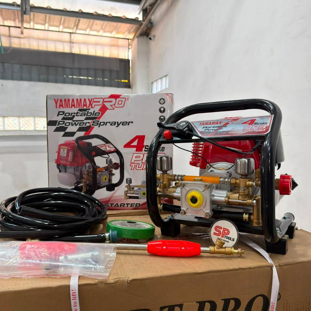 MESIN POMPA AIR BENSIN / JET CLEANER STIM STEAM / POWER SPRAYER POMPA HAMA / RAYAP MULTIFUNGSI 4 TAK
