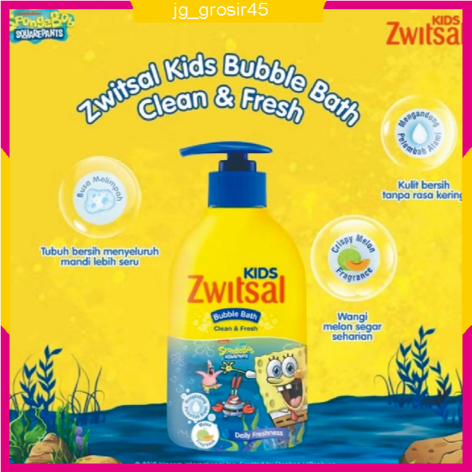 ZWITSAL KIDS PUMP CLEAN & FRESH 280 ML [BUBLE BATH]