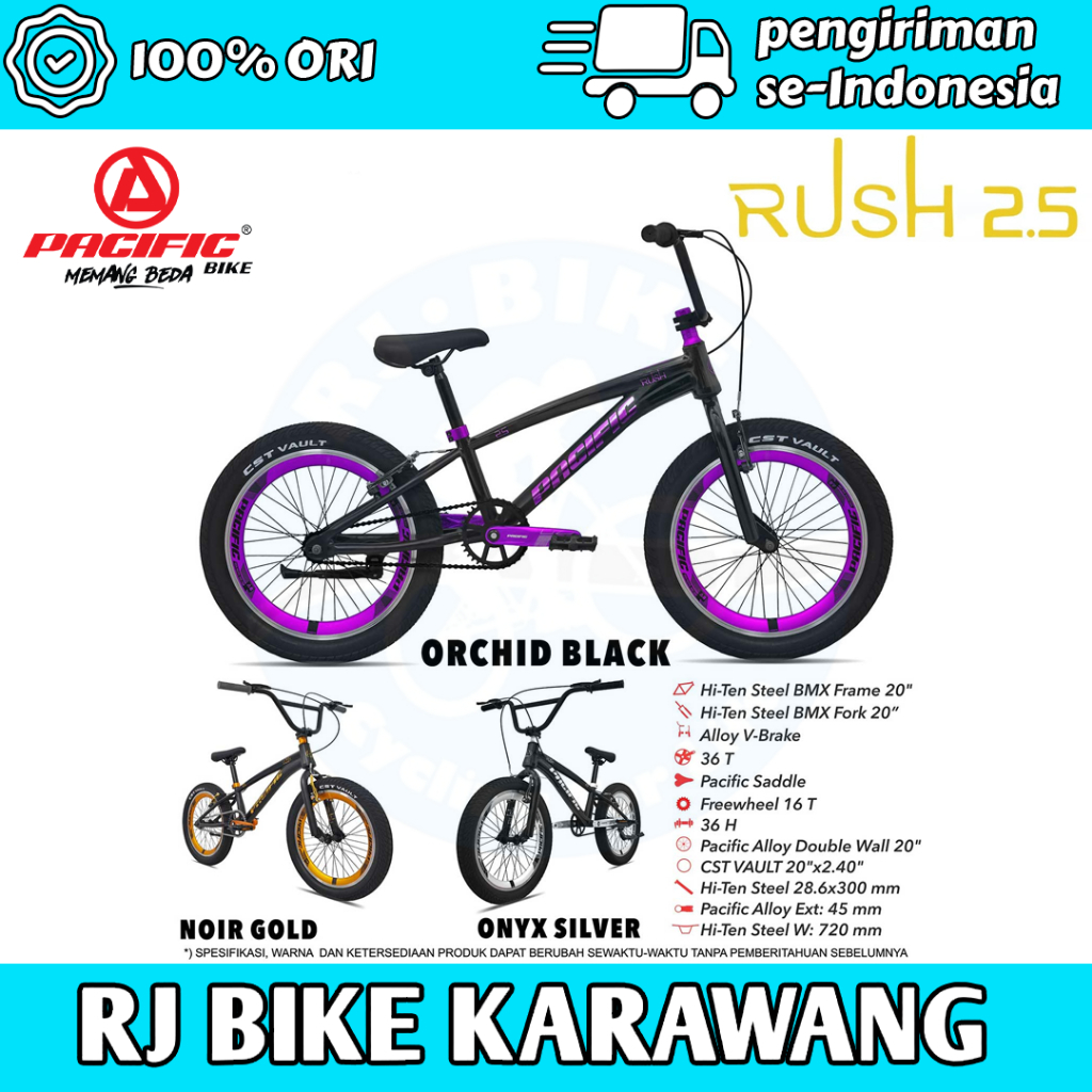 SEPEDA PACIFIC BMX 20" PACIFIC BMX RUSH 2.5