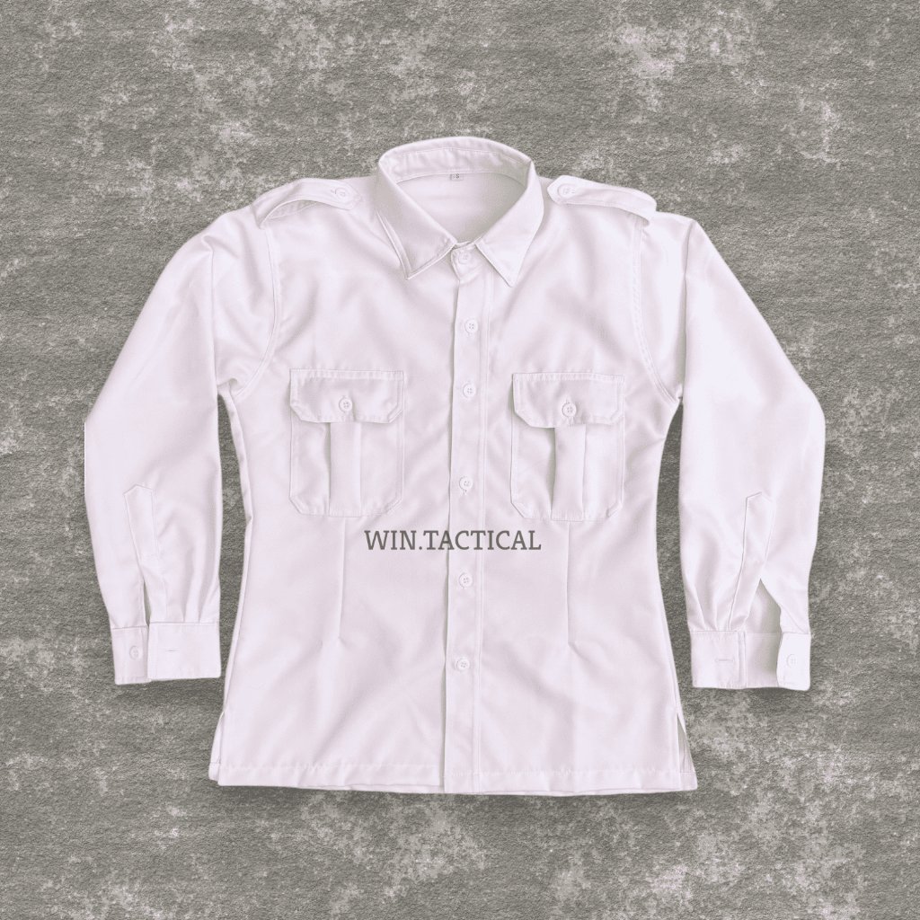Baju Kantor - Baju Pabrik Cewek - Atasan Formal Kemeja Putih ASN
