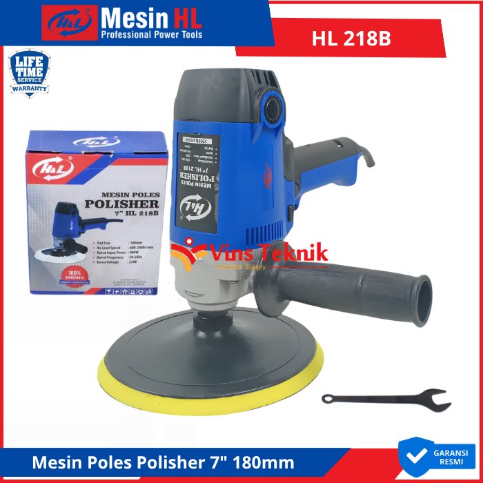 H&L HL 218B Mesin Poles 7" 180MM Mesin Polisher HL218B