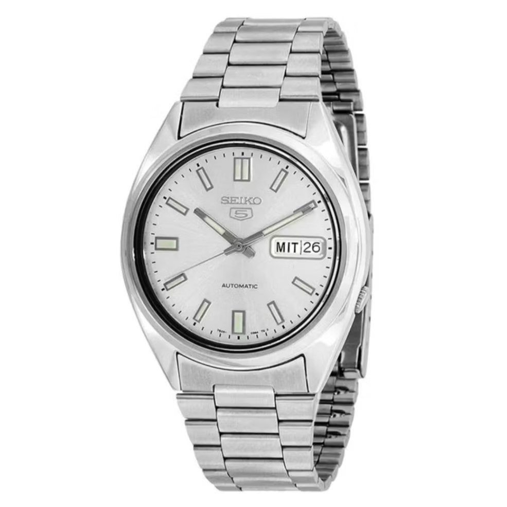 Jam Tangan Pria Seiko 5 SNXS73K1 Automatic Silver Dial Stainless Steel SNXS73