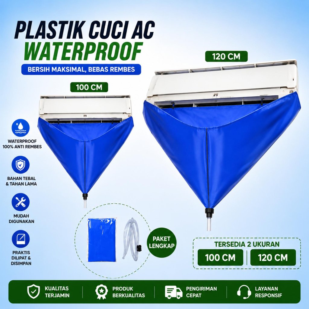 Terpal Plastik Cuci Ac Cover Cuci Ac Plastik Cuci Ac
