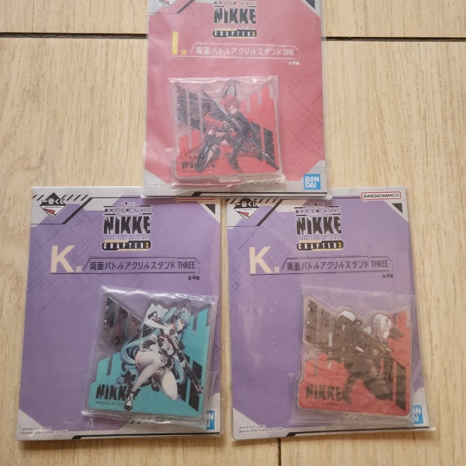 Ichiban Kuji Goddess of Victory: Nikke Chapter 3 Double Sided Battle Acrylic Stand Modernia Privaty 