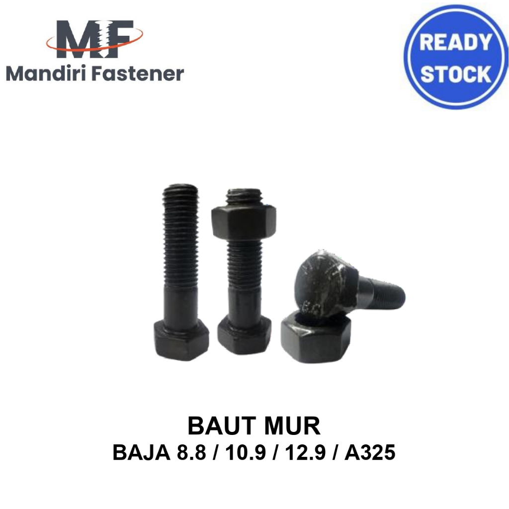 Baut Mur Baja 8.8 M20 X 120