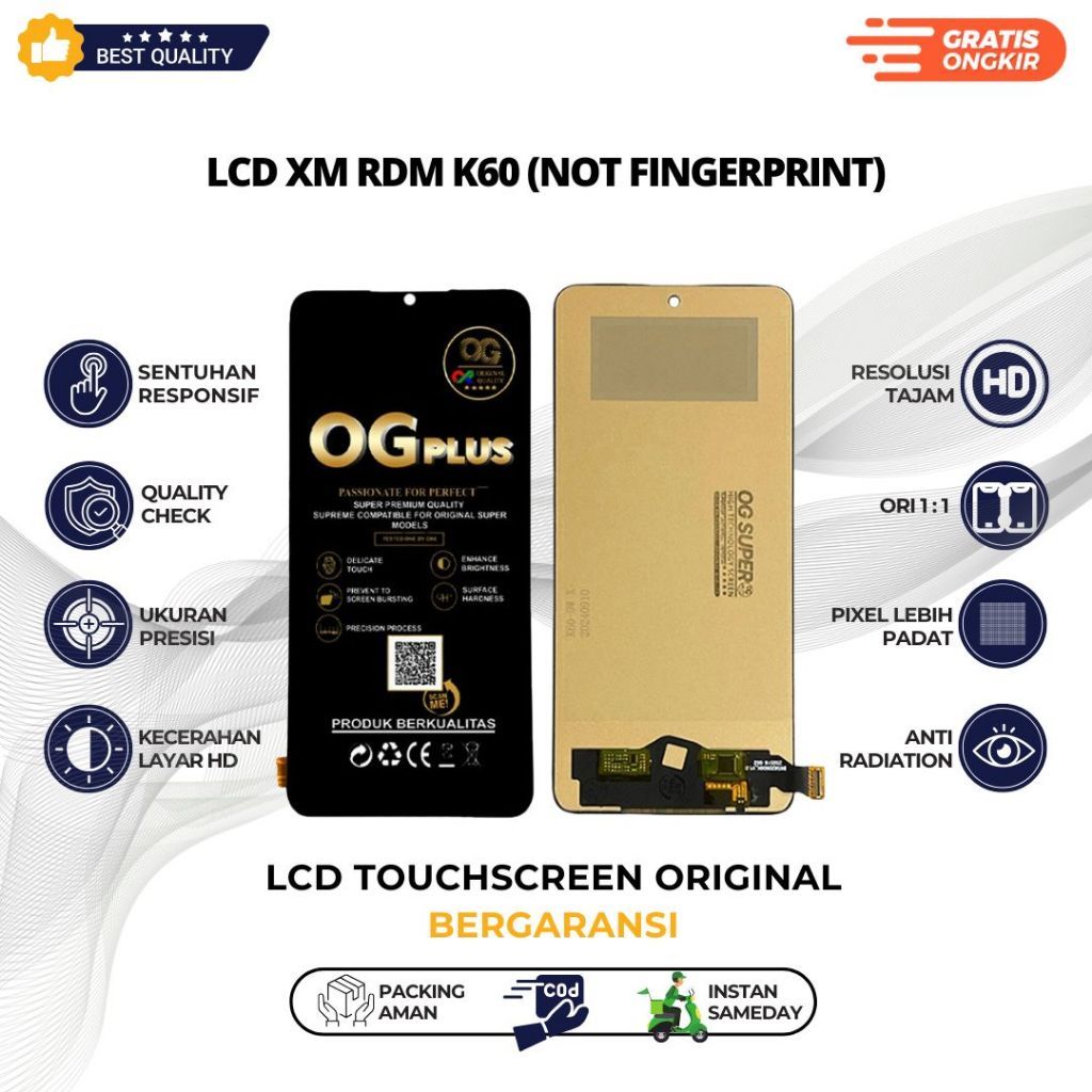 LCD XIAOMI REDMI K60 / LCD REDMI K60 FULLSET COMPLETE