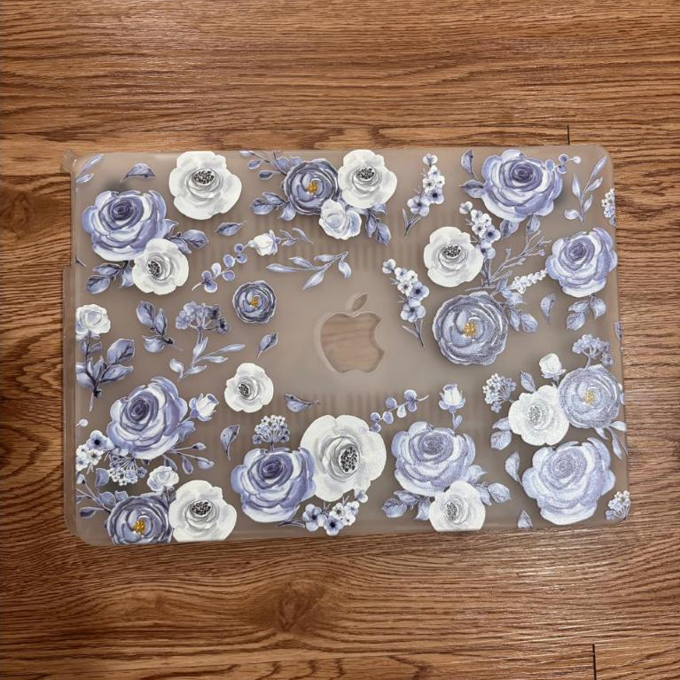 Preloved Caseuphoria Macbook Air M2 Case - Blue Rose