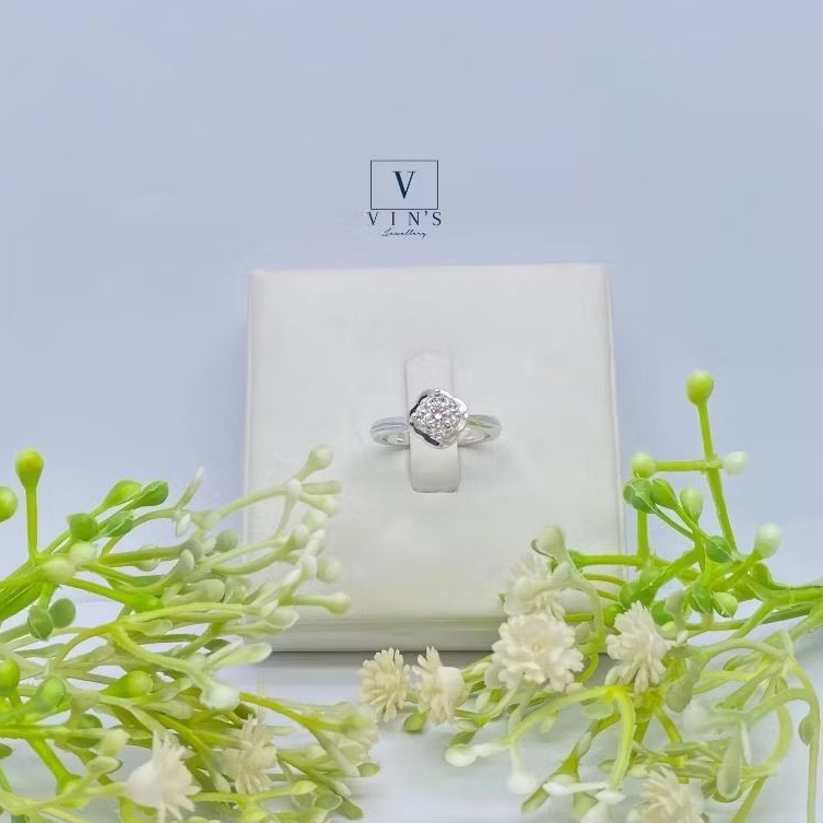 Cincin Modis /model terbaru /Cincin Emas Putih