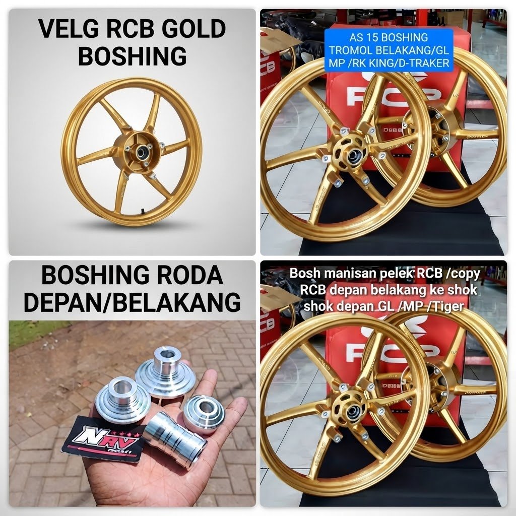 Boshing Gearbox Pelg RCB BOSING PEMANIS MODEL CNC PELEK DEPAN RCB /COPY RCB vnd