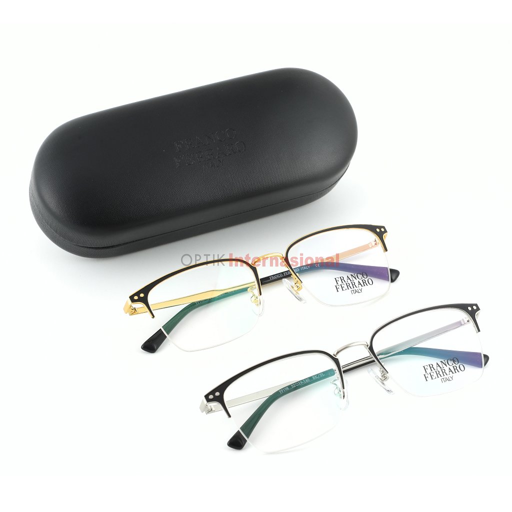 FRANCO FERRARO ITALY FF198 Frame Kacamata Branded Italy Original Unisex