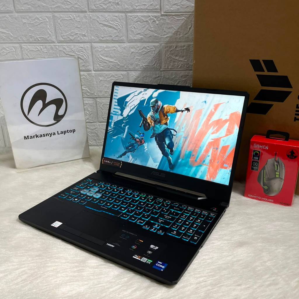 ASUS TUF GAMING F15 FX506HM INTEL CORE i9-11900H RTX 3060 VRAM 6GB RAM 16 GB  SSD NVMe 1 TB