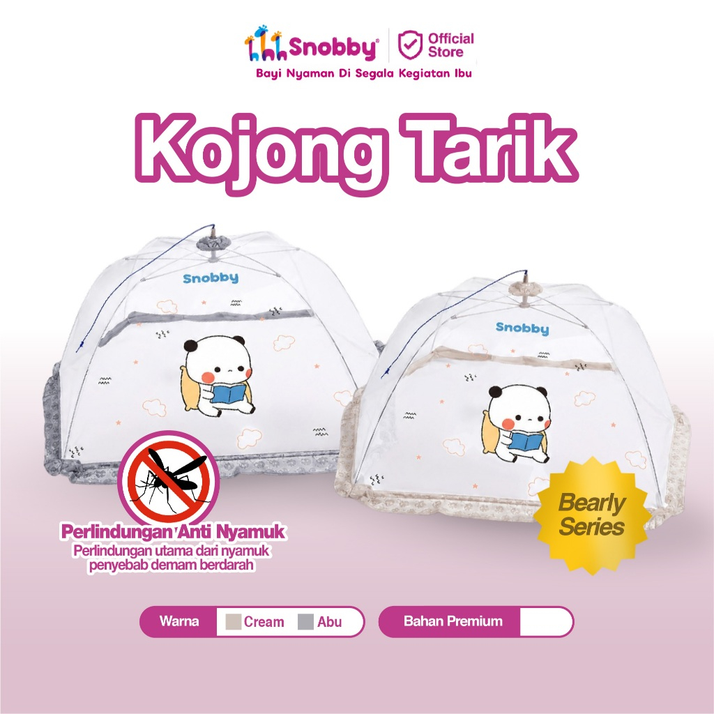 Snobby Kelambu Kojong Bayi Anti Nyamuk Print Motif Bearly SKT2120