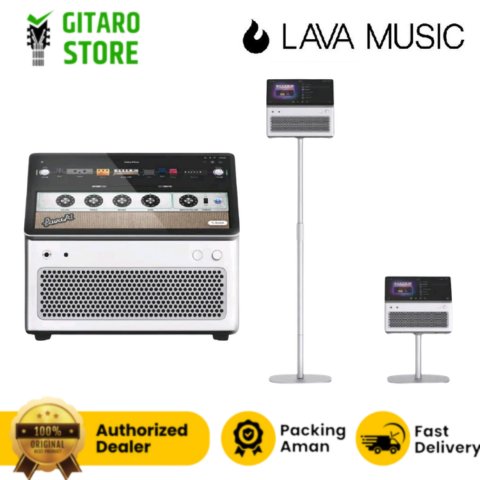 LAVA MUSIC LAVA STUDIO Modeling Guitar Amp - Silver Amplifier Lava Studio