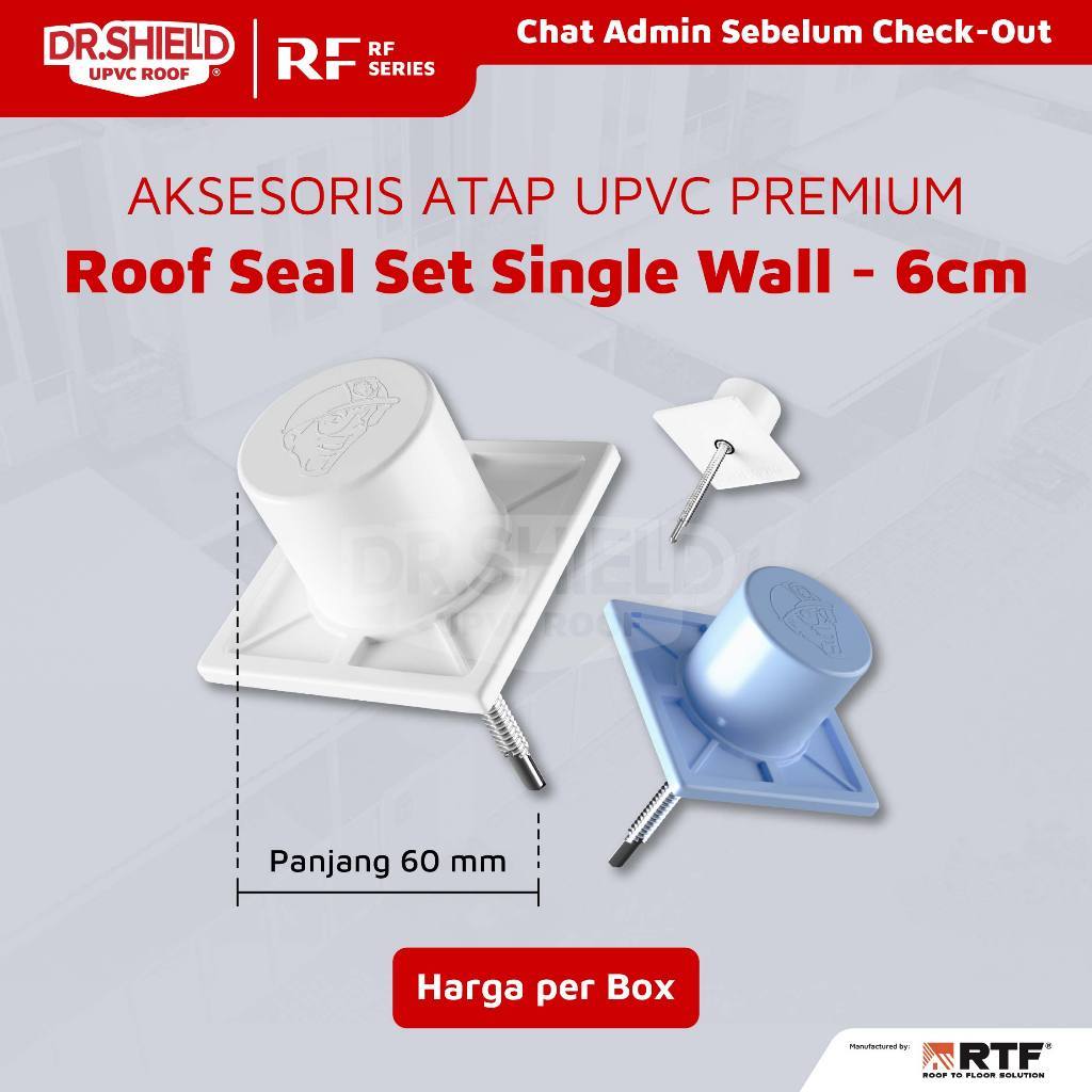 AKSESORIS DR.SHIELD - Roof Seal Set SW 6 cm / SKRUP / BAUT ATAP UPVC DR. SHIELD