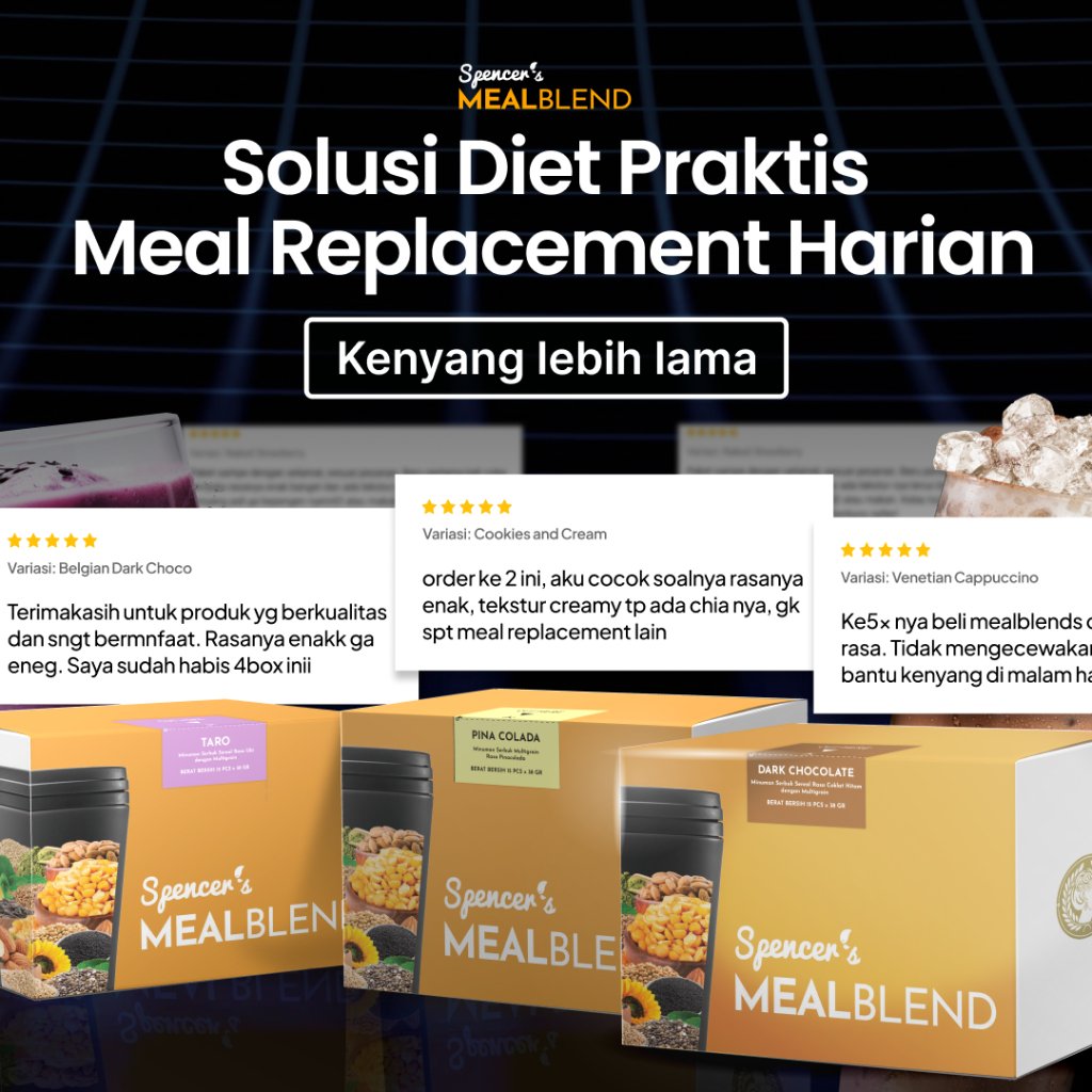 Spencer's MealBlend - Meal Replacement Defisit Kalori Alami