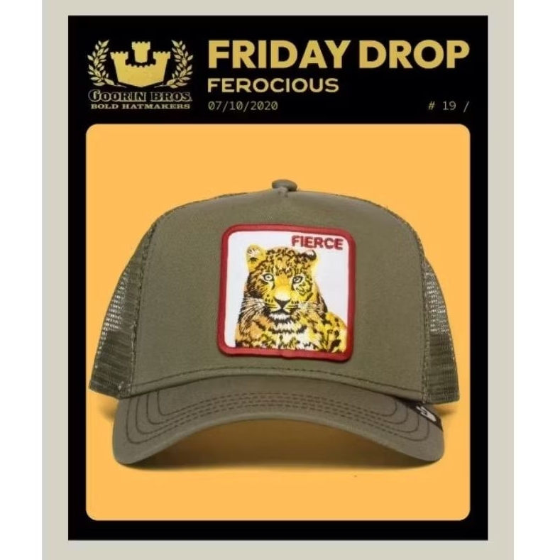 TOPI GOORIN BROS FIERCE / JAGUAR (FD 2020) RARE