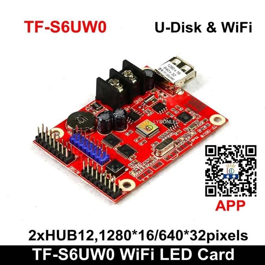 TF-S6UW0 USB WIFI wireless ANDROID CONTROLLER LED RUNNING TEXT