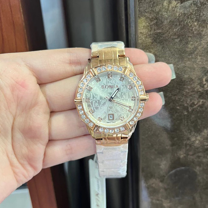 Promo Original Jam Tangan Wanita BONIA 36mm BR10988 BRN10988 B10988 BNB10651 B10651 MONOGRAM Garansi