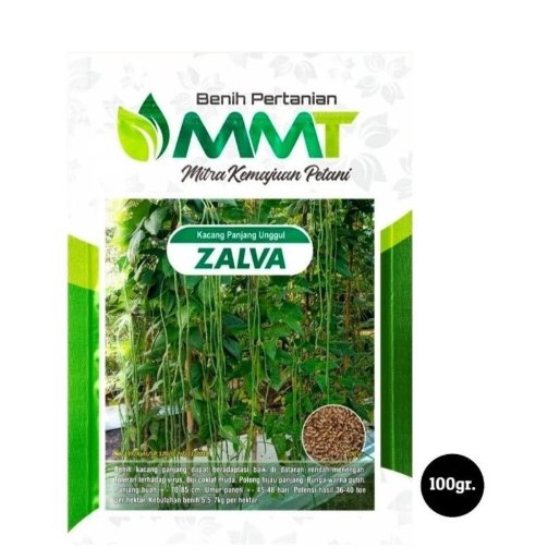 Benih kacang panjang unggul ZALVA kemasan 100gr