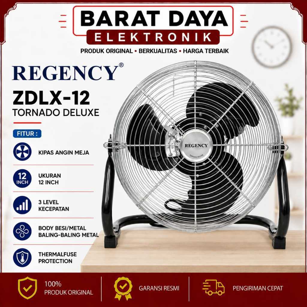 Regency Kipas Angin Tornado ZDLX 12 Kipas Angin [12 Inch]