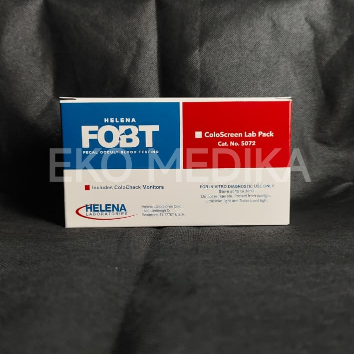 Coloscreen Lab Pack 100 T HELENA Benzidine ED 04/2027 (Feses Darah)