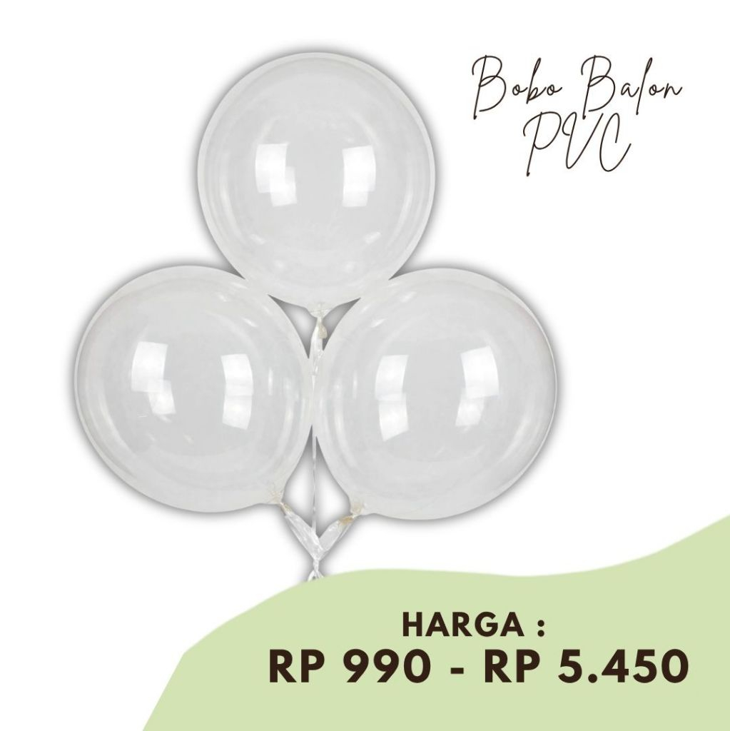 (1pcs) Balon PVC / Balon Transaparan / Bobo Balon 5Inch-36Inch / Balon Bening buket balon elastis