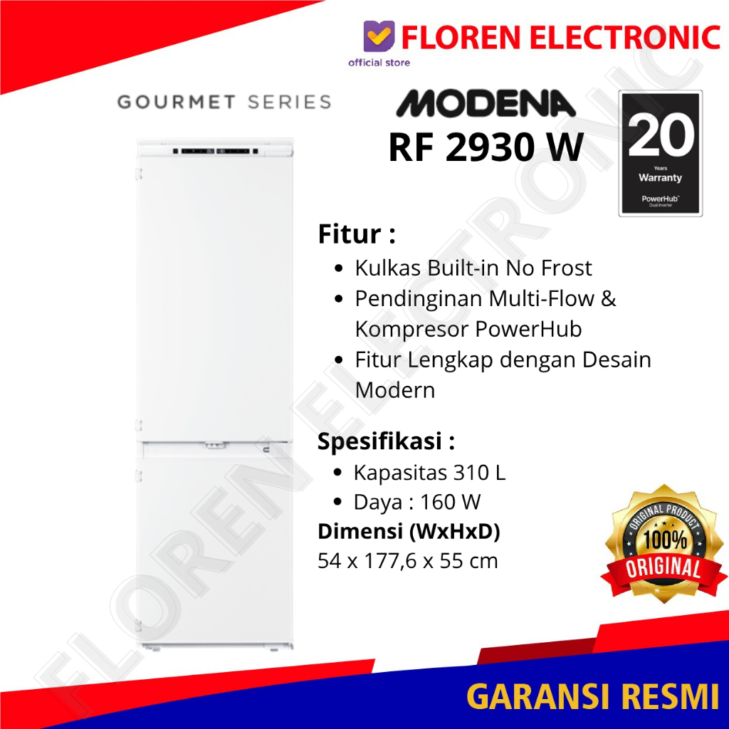 Modena RF 2930 W Kulkas