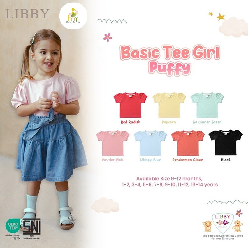 Libby Basic Tee Puff Girl