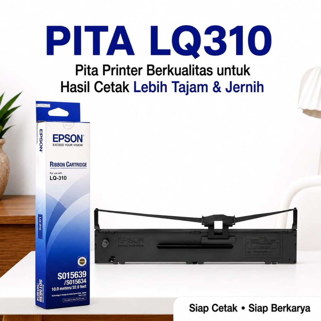 Pita Epson LQ310 New / LQ-310 Ribbon Catridge LQ310 LQ 310 LQ-310