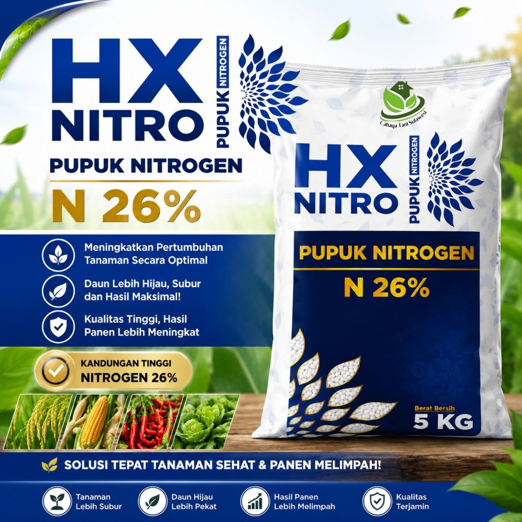HX - NITRO PUPUK NITROGEN 26% 5kg Orginal DGW