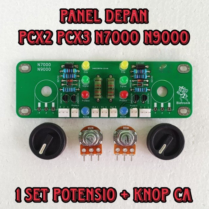 Panel Depan Amplifier  N7000 / N9000 / BP9000 / N10000 / PCX2 / PCX3 / CA5 / CA10 / CA20 / XTI2000 /