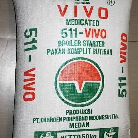 Vivo-511 Pakan Ayam (1 sak = isi 50kg)