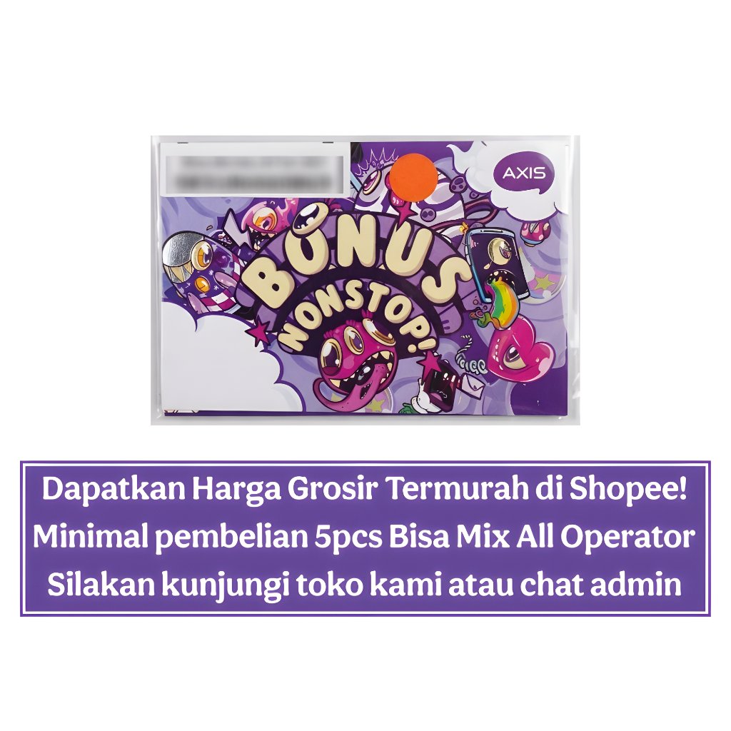 #AV2 Perdana Axis Segel, 0k Kosongan / Kuota 3GB Nasional, Kartu Prabayar 4G/5G Segel