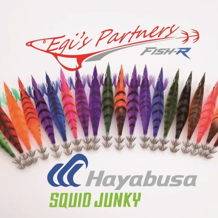 Size 2.5 Egi umpan cumi Hayabusa Squid Junky Hug Hug