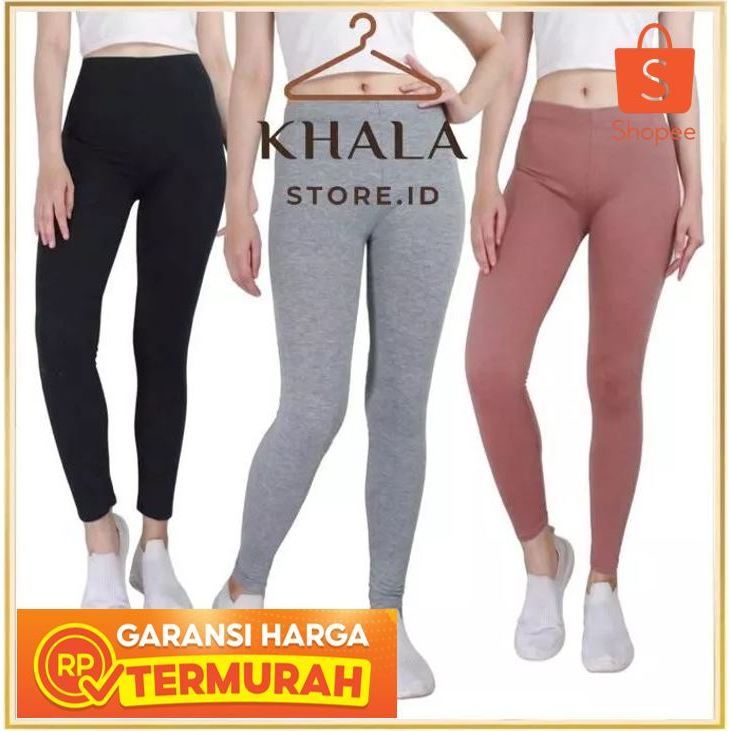 Legging Panjang Wanita Bahan Kaos Rayon / Celana Legging Panjang Rayon / Legging Kaos / Celana Panja