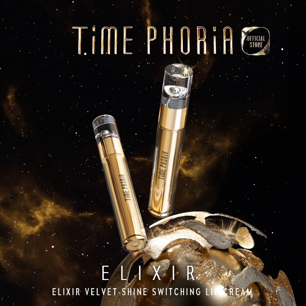 LIMITED 20K OFFTIME PHORIA Elixir Velvet-Shine Switching Lip Cream-DUAL FINISH /ZERO FEELING /HYDRAT