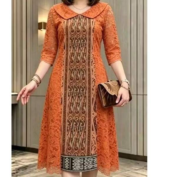 DRES BATIK MODEL BAWAH LAYER