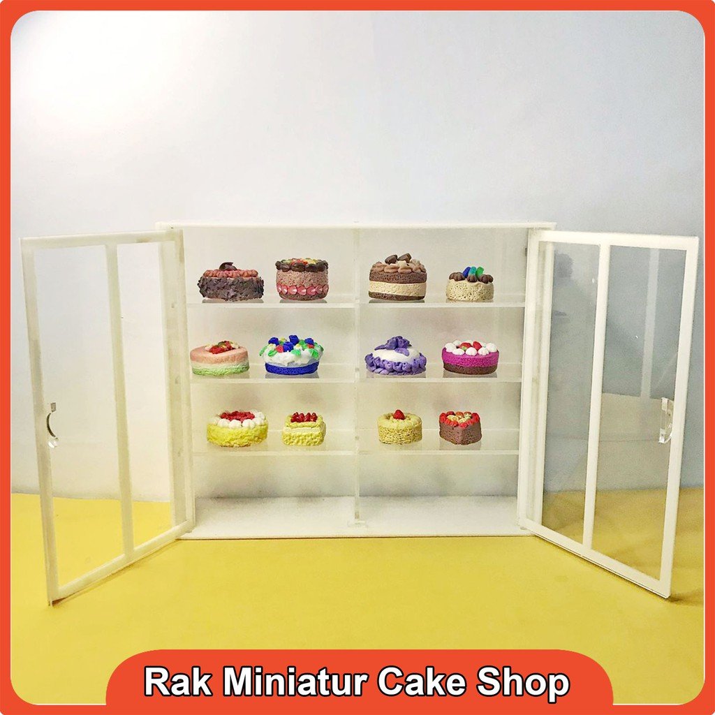 Rak Miniatur Cake Shop Bakery || Bakery With Crown