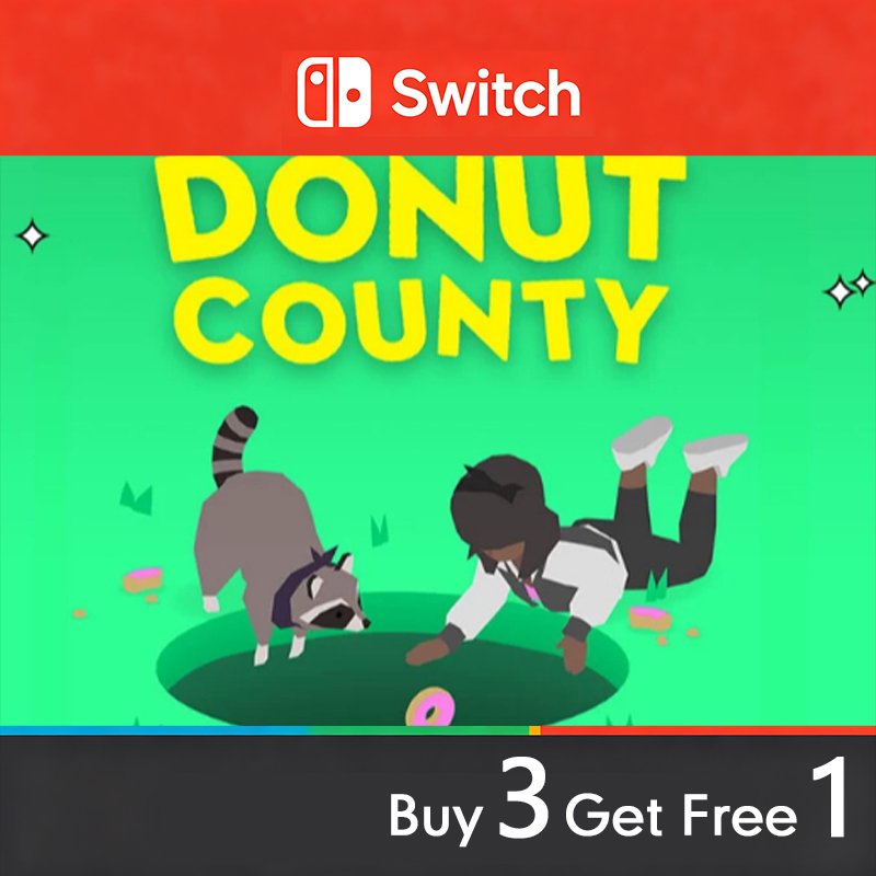 Donut County Nintendo Switch Digital Game BELI 3 GRATIS 1