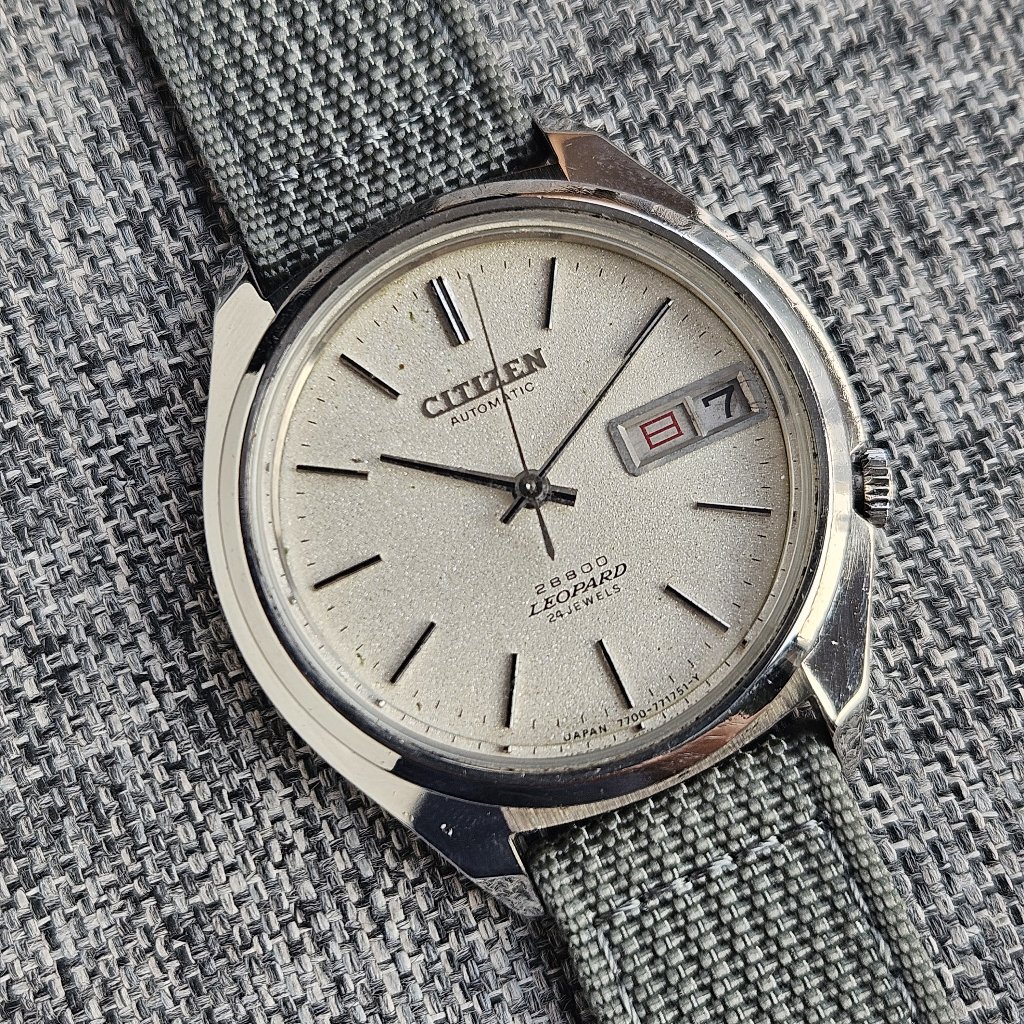 Vintage Citizen Leopard 28800 High Beat Automatic 24J 7700-770382 Japan