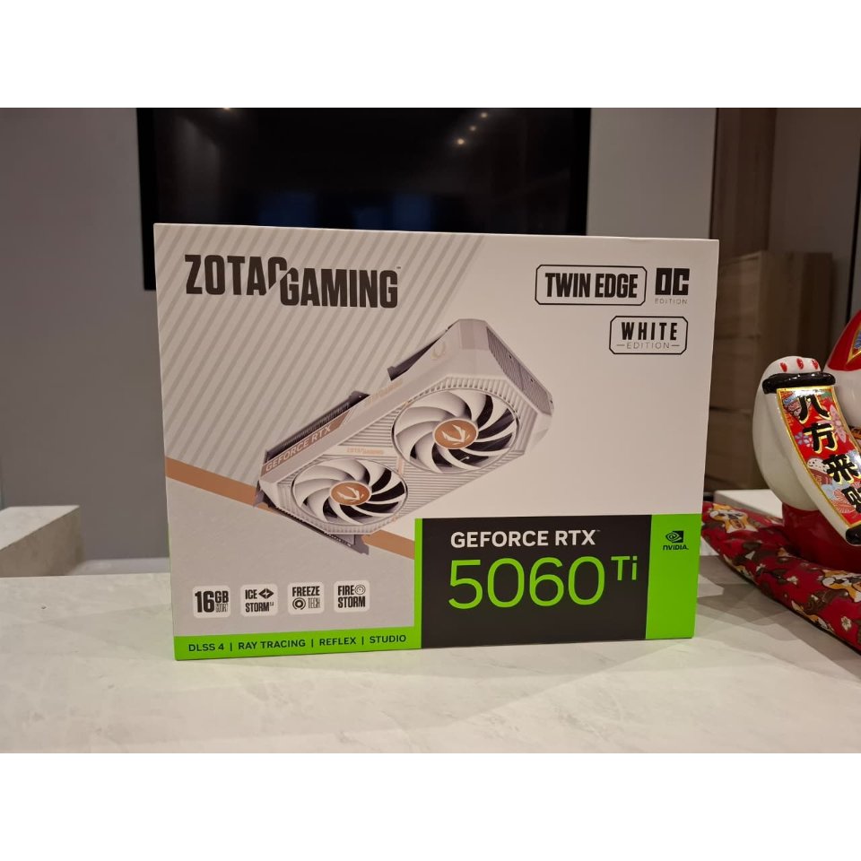 ZOTAC GAMING GEFORCE RTX 5060 TI 16GB TWIN EDGE OC WHITE
