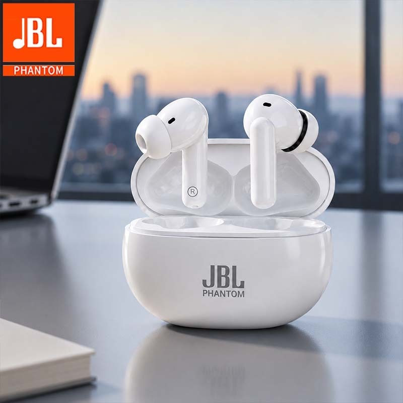 JBL Phantom COD Earphone Bluetooth Nirkabel Sejati Baru Headphone Suara HiFi Latensi Rendah Penguran