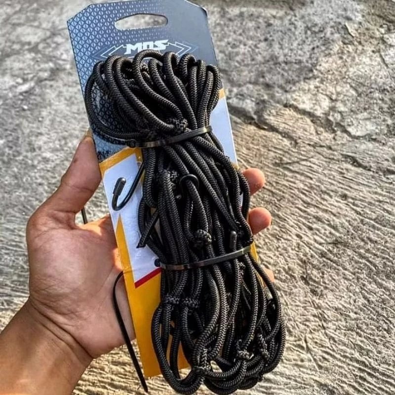 JARING HELM MOTOR BAGASI BELAKANG UNIVERSAL JARING HELM BARANG HELM UNIVERSAL MOS